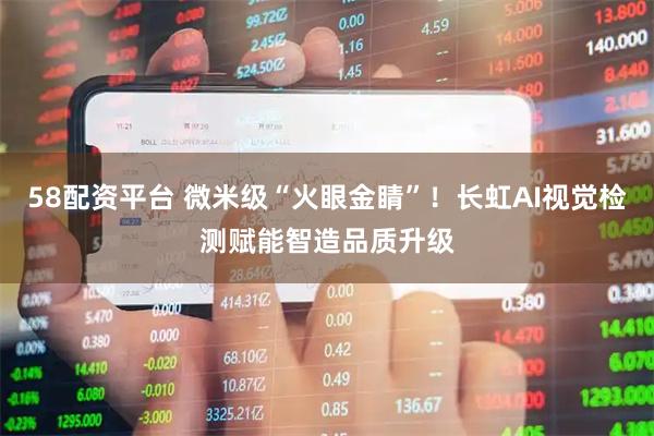 58配资平台 微米级“火眼金睛”！长虹AI视觉检测赋能智造品质升级